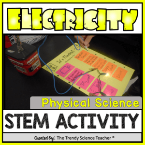 Electricity STEM activity for Physical Science