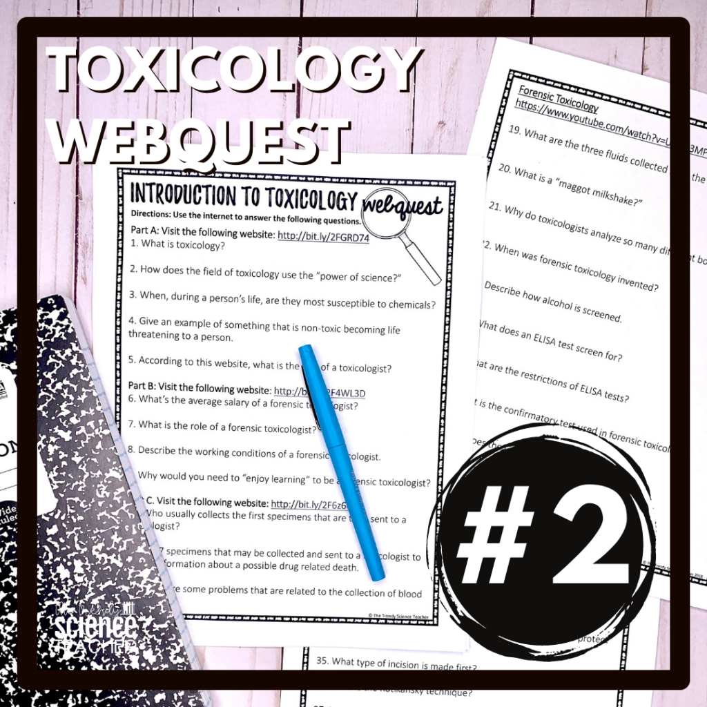 Toxicology Webquest