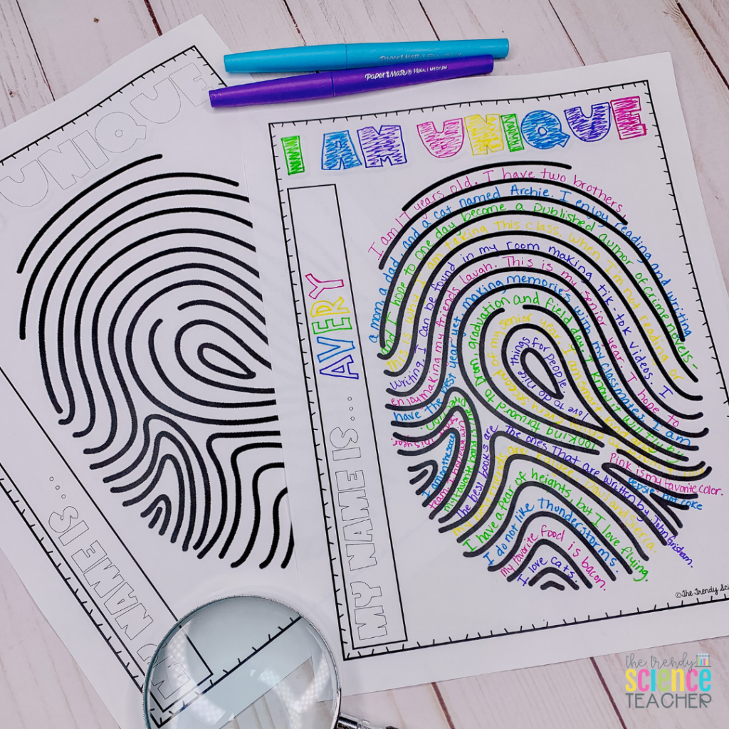 Forensics Activities for the First Days of School ⋆ The Trendy Science 