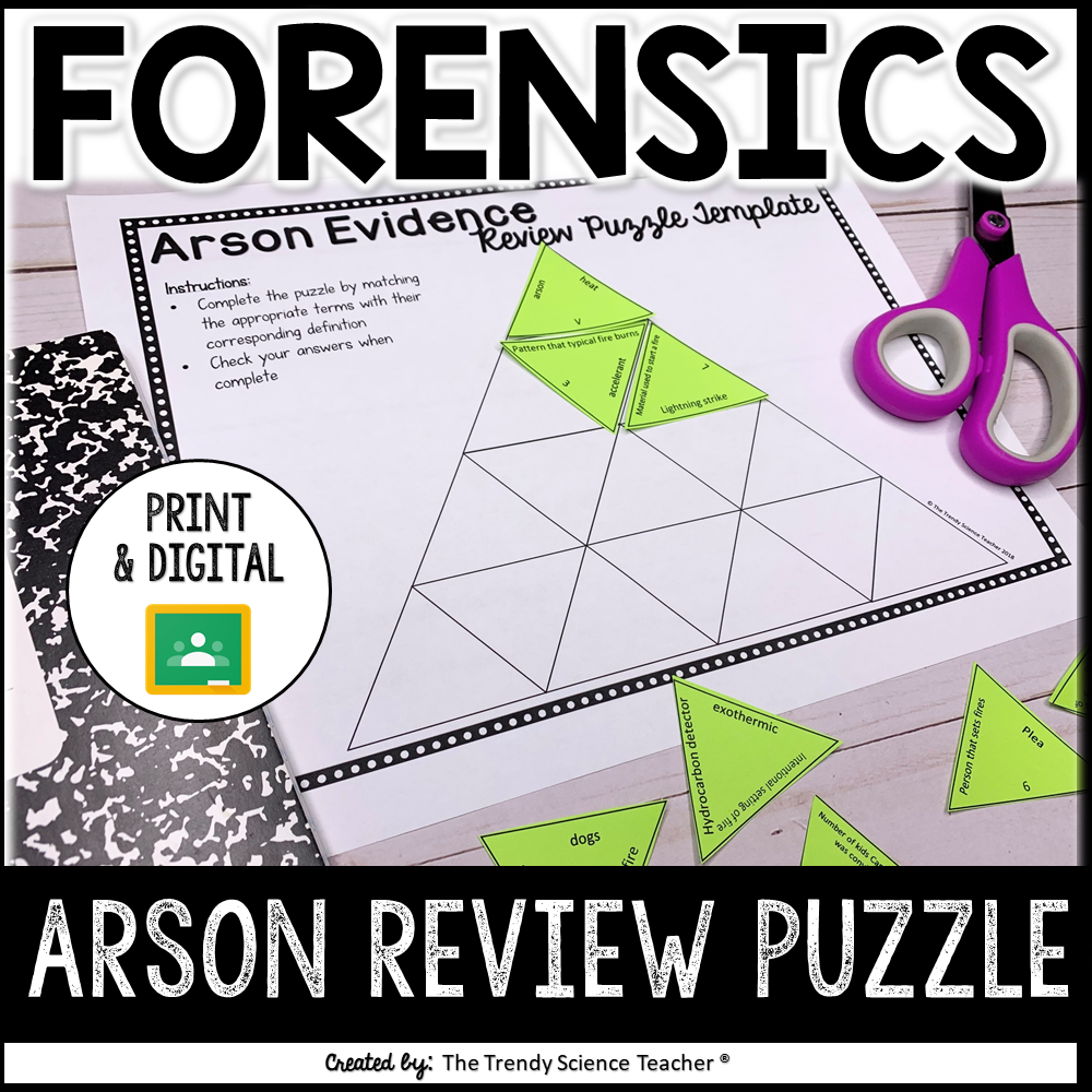 Arson Review Puzzle