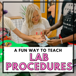a fun way to teach lab procedures