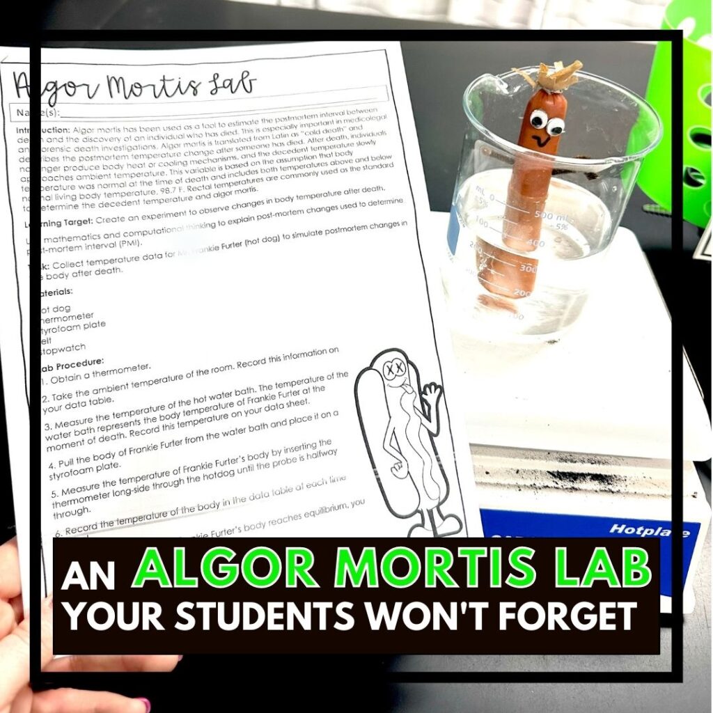 An Algor Mortis Lab Your Students Won't Forget